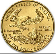 Gold eagle coin